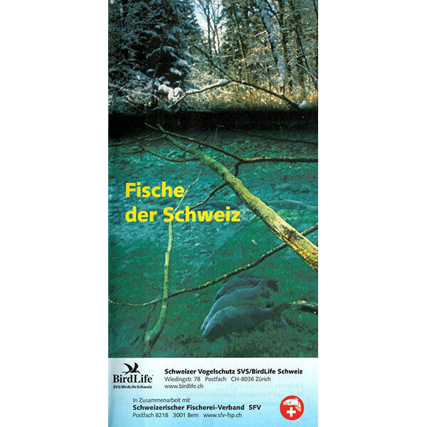 Brochure «Les poissons de Suisse»